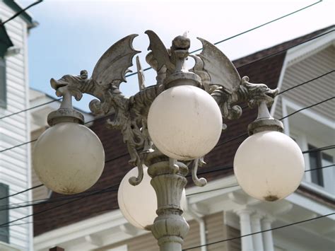 old metal street light housing|vintage street lights.